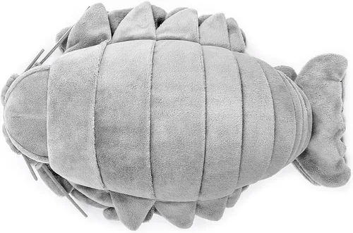 Vista 5 de Peluche isópodo grande – Animal de peluche realista de 20 pulgadas con diseño de isópodo, artrópodo gigante de Bathynomus Giganteus, animales suaves