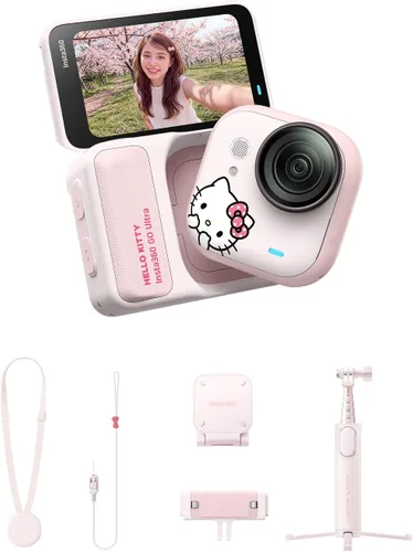 Vista 17 de Insta360 GO Ultra Lifestyle Bundle – Pequeña cámara de vlogging 4K, manos libres, cámara POV, sensor de 1/1.28 pulgadas, peso de 1.87 oz, 156° FOV