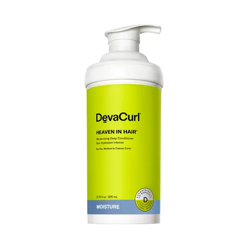 Vista 6 de DevaCurl Heaven in Hair - Acondicionador profundo hidratante Enjuaga limpio sin acumulación Fomenta la forma y definición de rizos Reduce