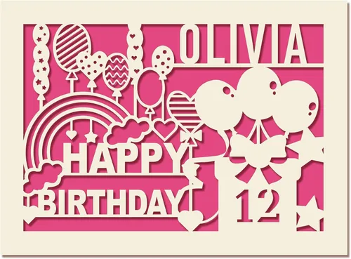 Vista 7 de EDSG Tarjetas de cumpleaños personalizadas para mujeres, hombres y niños, tarjeta de feliz cumpleaños para niñas, niños, regalo de cumpleaños