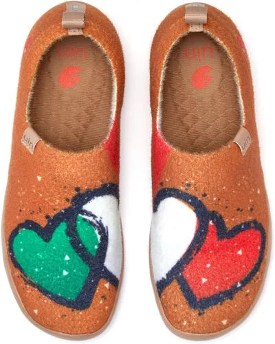Vista 73 de UIN Mocasines casuales para mujer, de viaje, pintados, para caminar, ligeros, cómodos, de lona, tenis de moda