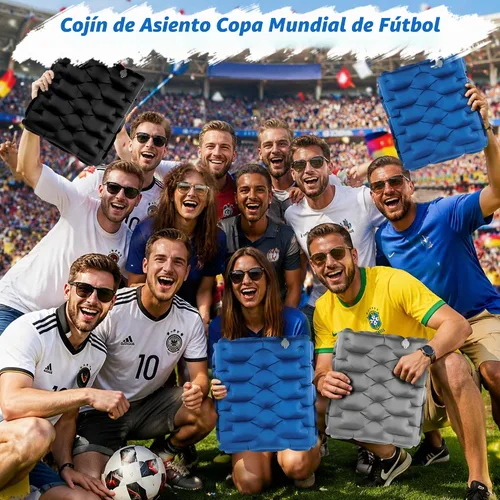 Vista 6 de HiiPeak Cojín inflable para asiento, almohadilla compacta ligera para asiento de estadio, cojín de asiento de aire para camping, para viajes