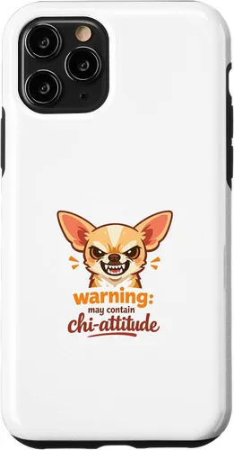 Vista 28 de Chihuahua Attitude Warning - Carcasa para iPhone XR