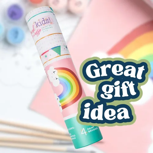 Vista 8 de Pink Picasso Kits de pintura por números para niños de 8 a 12 años Kit de manualidades para niños principiantes de bricolaje, pintura acrílica