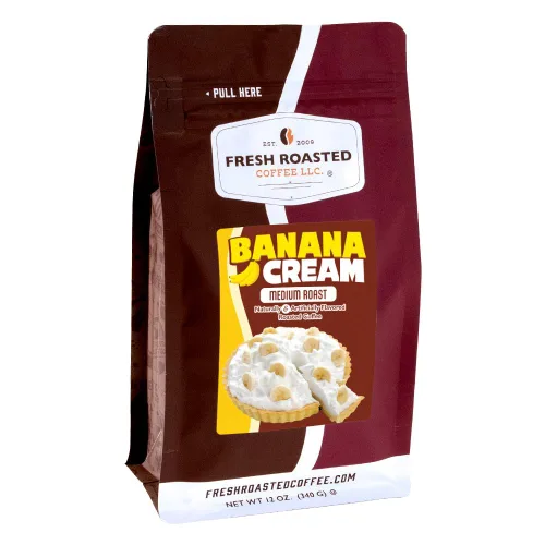 Vista 13 de Fresh Roasted Coffee, Amaretto - Café saborizado, 12 onzas, tostado medio, Kosher, grano entero