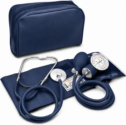 Vista 8 de NOVAMEDIC NM-9186 - Kit de máquina manual de presión arterial y estetoscopio para adultos, monitor de presión arterial superior del brazo con puño