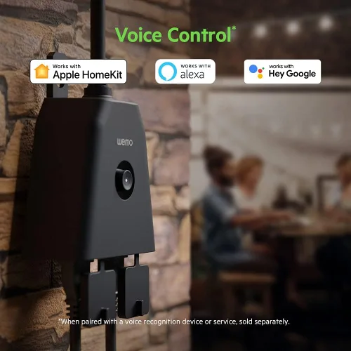 Vista 7 de Enchufe al aire libre inteligente Wifi, 3.63 X 3.7 X 1.67