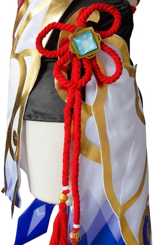 Vista 7 de Nuoqi Venti Cosplay Raiden Shogun Cosplay Yae Miko Cosplay Genshin Impact Cosplay Disfraces