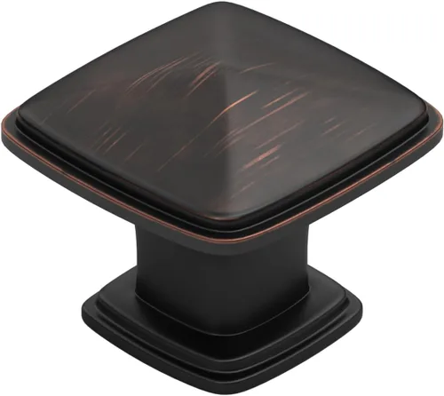 Vista 12 de homdiy Paquete de 5 pomos de gabinete de cocina de níquel cepillado para cajones, herrajes cuadrados sólidos plateados para gabinetes de tocador