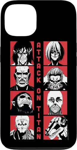 Vista 7 de Attack on Titan Funda Titan Lineup de temporada 4 para iPhone 17