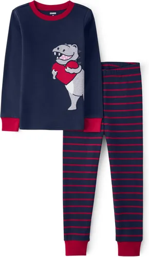 Vista 14 de Gymboree Conjunto de pijama unisex de algodón de Navidad de 2 piezas, niño grande, niño pequeño, gimnasio para bebé