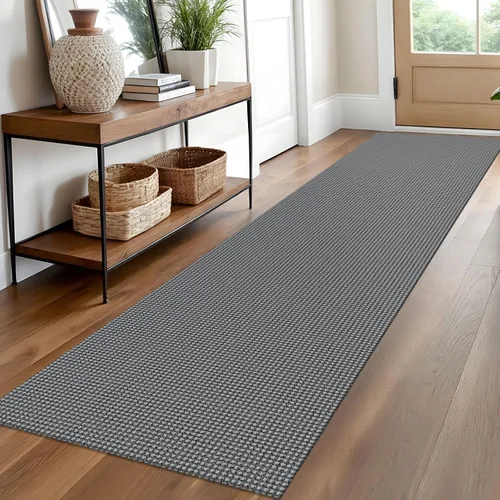 Vista 30 de EARTHALL Alfombra tejida de 2 x 3 pies, lavable para entrada, alfombra trenzada antideslizante, alfombra para puerta interior y exterior, alfombra