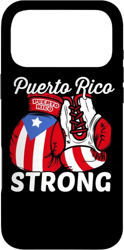 Vista 22 de Guantes de boxeo con la bandera de Puerto Rico para iPhone 16 Boricua Puerto Rican Pride Case