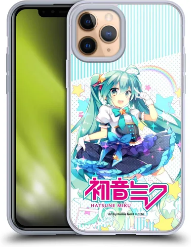 Vista 91 de Head Case Designs Licencia Oficial Hatsune Miku Gráficos Lindos Carcasa de Gel [Protección de Grado Militar] Compatible con Apple iPhone 7