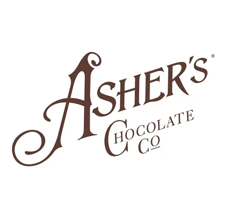 Vista 5 de Asher's Chocolates, Cesta de regalo de pretzels cubierta de chocolate, surtido de dulces, pequeños lotes de chocolate Kosher, propiedad familiar