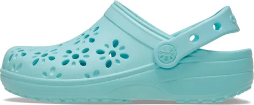 Vista 7 de Zuecos Crocs clásicos para niños con diseño floral