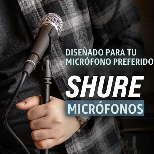 Vista 8 de Shure by Gator - Soporte de micrófono de base redonda con embrague giratorio estándar de altura ajustable y base de 10 pulgadas; (SH-RBMICSTAND10)