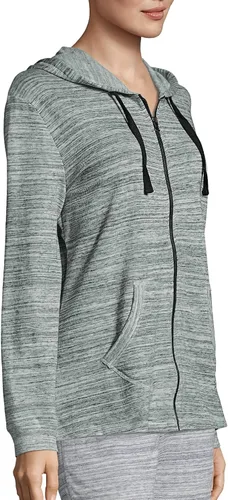 Vista 5 de Hanes - Sudadera con capucha, de algodón rizado francés, para mujer