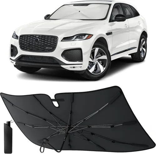 Vista 28 de EcoNour Parasol plegable para parabrisas de Mazda 3 2014-2016 2017 2018, parasol para ventana delantera de automóvil, protección UV, bloqueador