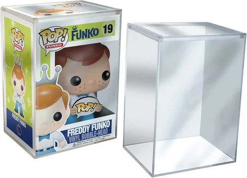 Vista 4 de Funko Pop Premium - Estuches protectores prémium para figuras de vinilo coleccionables de Funko Pop, almacenamiento duradero, transparente