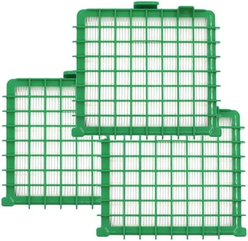 Vista 8 de Filtro HEPA de repuesto compatible con Rowenta RO5762 RO5921 Accesorios de aspiradora verde y blanco (1 unidad)