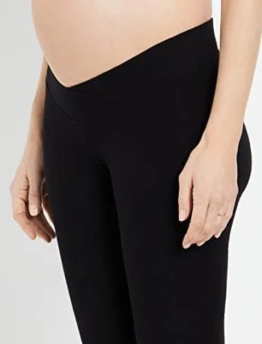 Vista 3 de Motherhood Maternity Women's Maternity Bump Start 2 Pack Under Belly Casual Leggings