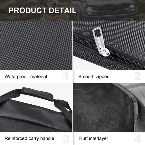 Vista 5 de Bolsas de almacenamiento de protección de puerta compatibles con Ford