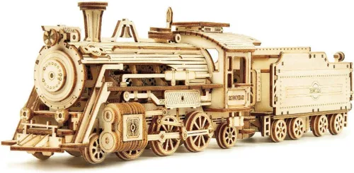 Vista 9 de Kits de modelo de coche ROKR, rompecabezas 3D de madera, kits de modelo para adultos, rompecabezas educativos para armar, decoración