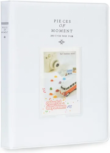 Vista 13 de Álbum de fotos Ablus pequeño con 128 bolsillos para fotos de cámaras instantáneas Fujifilm Instax Mini 7s 8 8+ 9 25 26 50s 70 90 y tarjetas