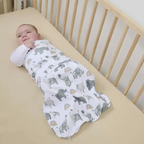 Vista 3 de Saco de Dormir para Bebé Ingenuity Algodón 3-6 Meses