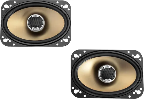 Vista 2 de Polk Audio DB461 Altavoces coaxiales de 4 x 6 pulgadas (par, negro)