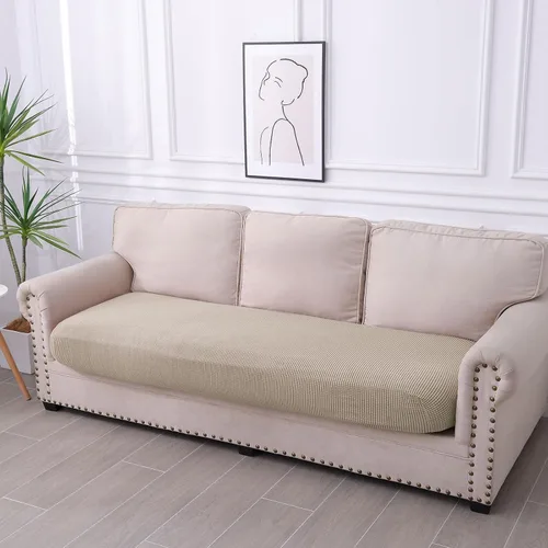 Vista 269 de hyha Fundas impermeables para sofá seccional, fundas de cojín Beige