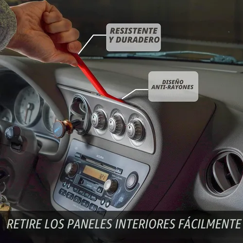 Vista 4 de Juego de herramientas de extracción de recorte automático (sin kit de herramientas de palanca de plástico para rayas) – Kit de herramientas