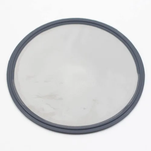 Vista 10 de HFS (R) 1,5 "Tri Clamp Screen Junta FKM w/Stainless Screen 10 Mesh (2000 μm)