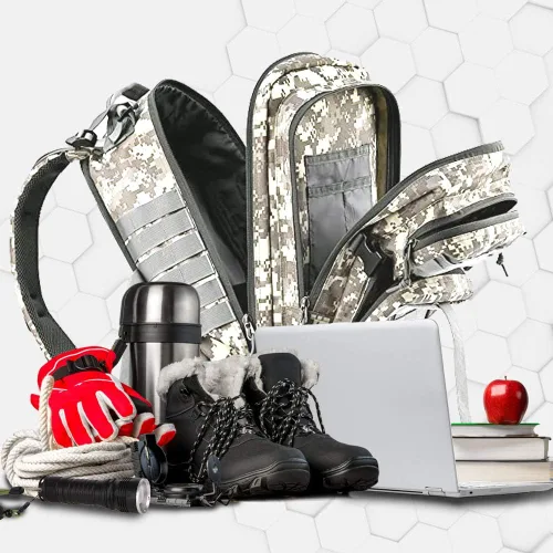 Vista 3 de EMDMAK - Mochila táctica militar, 42 l, paquete militar grande, paquete militar de 3 días, paquete de asalto Molle bolsa mochila
