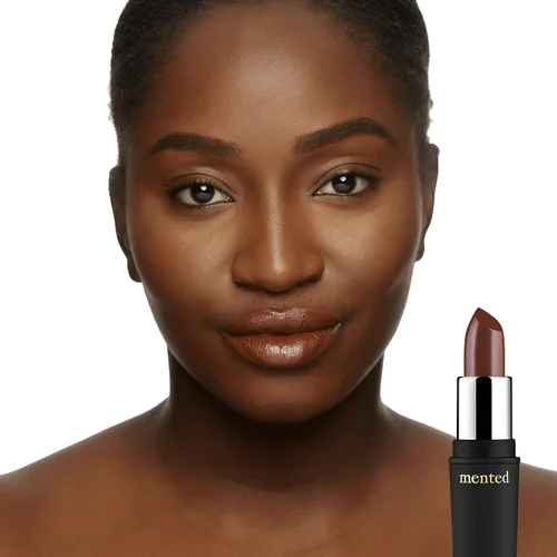 Vista 6 de Mented Cosmetics - Lápiz labial nude para mujeres, lápiz labial semimate de larga duración, hidratante vegano, sin parabenos y libre de crueldad