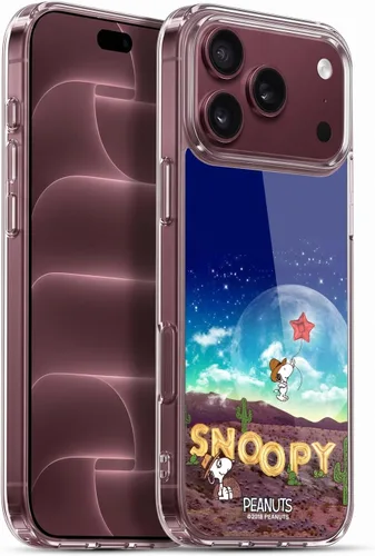 Vista 202 de Head Case Designs Funda de gel con licencia oficial de Peanuts Nebula Cactus Needles Snoopy Space Cowboy [protección de grado militar] compatible