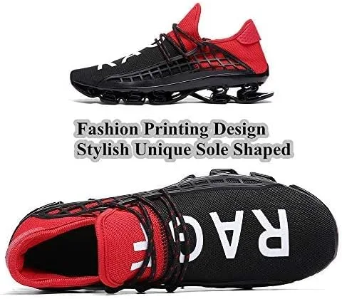 Vista 3 de XIDISO Zapatos deportivos de correr para hombre y mujer, con malla de malla, de moda, atléticos, tenis, deportes, cruz, casual, entrenamiento