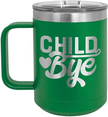 Vista 17 de Taza de café de 15 oz con tapa superior deslizante para niños Taza de café de viaje aislada Ideas de regalo de cumpleaños o Navidad de mujeres