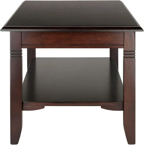 Vista 5 de Winsome Wood Nolan Occasional Table + Eugene Accent Table Bundle Madera maciza