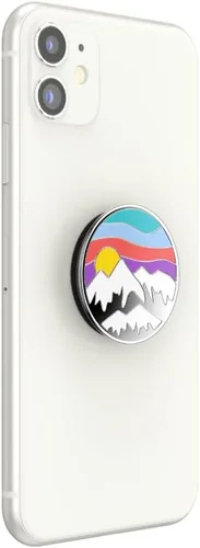 Vista 3 de PopSockets - Agarre para teléfono con soporte expandible, agarre adhesivo, esmalte - Ajuste de altitud