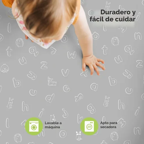 Vista 7 de 2 paquetes de sábanas ajustadas para mini cuna - 38x26 sábanas Pack N Play para colchón Pack and Play, algodón orgánico, ropa de cama transpirable