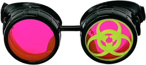 Vista 7 de Steampunk Mad Scientist - Gafas de protección para los ojos, estilo de soldadura