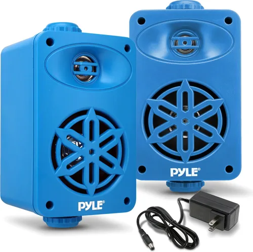 Vista 20 de Pyle USA - Par de altavoces Bluetooth para interiores y exteriores, sistema de altavoces de rango completo de 2 vías de 300 W, doble impermeable, 4