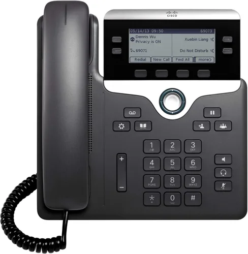Vista 2 de Cisco CP-7841-K9= Teléfono Voip serie 7800 (fuente de alimentación no incluida), negro