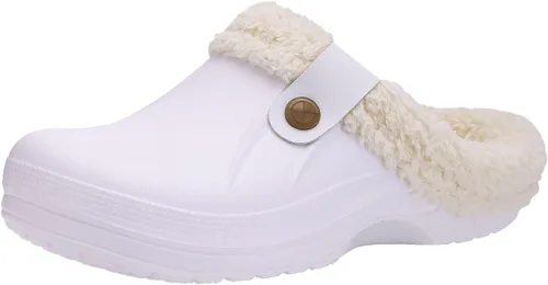 Vista 13 de Beslip - Zuecos clásicos forrados de piel, impermeables, para invierno, para mujeres y hombres, para interiores y exteriores