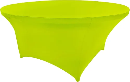 Vista 78 de Mantel de cóctel de elastano redondo de 24 pulgadas x 30 pulgadas de alto, color negro