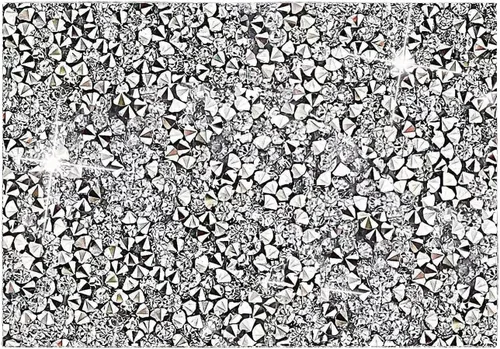 Vista 40 de Juego de 1 mantel individual redondo en negro, manteles individuales brillantes resistentes al calor, lavables, para cena, cocina, boda, decorativos