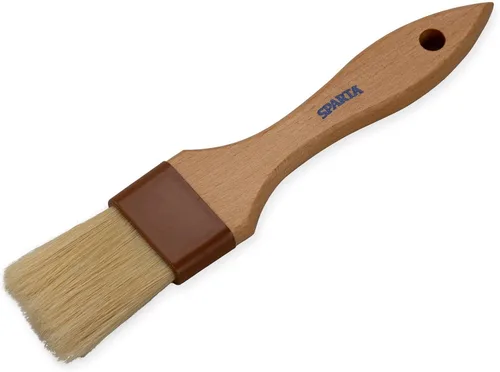 Vista 16 de SPARTA 4037000 Cepillo de repostería de nailon para hornear cerdas de jabalí en ángulo con mango de madera dura y cerdas epoxi para cocinas