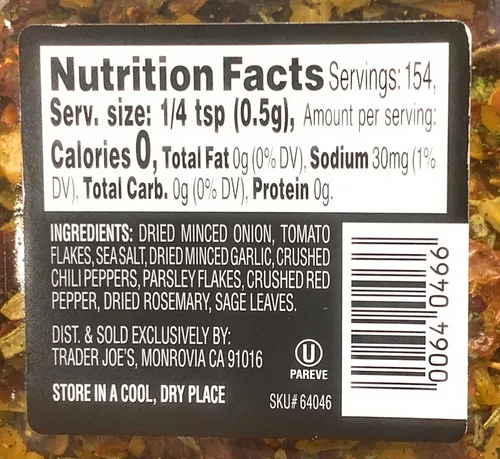 Vista 2 de Trader Joe's Soffritto - Mezcla de condimentos italianos, 2.7 onzas (paquete de 1)